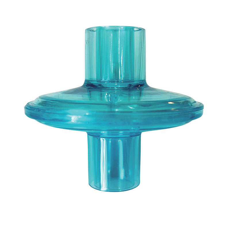 What are the effects of environmental factors such as temperature and humidity when storing disposable breathing filters?